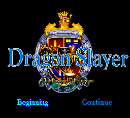 Dragon Slayer - Eiyuu Densetsu